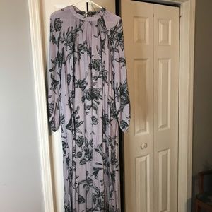 3X Floral High-Neck Flowy Dress with POCKETS- A New Day
